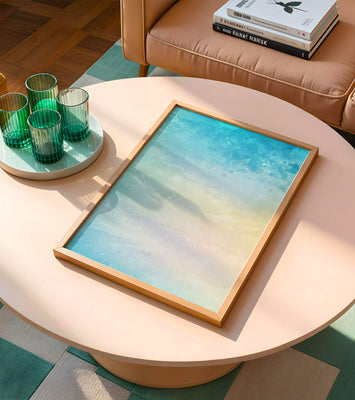 Pastel watercolor background with blue and beige gradient