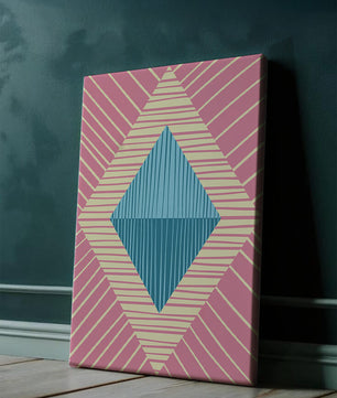 Composition géométrique abstraite avec des couleurs pastel