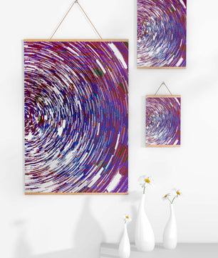 Dynamisches Spiralmuster mit lebendigen Farben