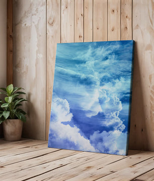 Cielo Azul Hermoso Con Majestuosas Nubes