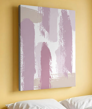 Patrón texturizado abstracto de pinceladas pastel en lavanda, rosa y crema
