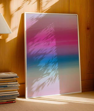 Vibrant Gradient with Pink and Blue Hues