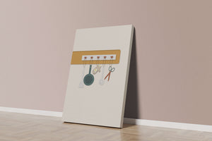 Kitchen Utensils Hanging on a Wall with Heart Hooks - Mi tienda
