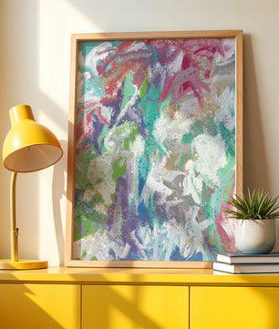 Ondas fluidas abstractas de colores con patrones texturizados