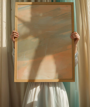 Tonos pastel abstractos con patrones de pinceladas