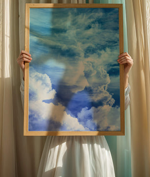 Cielo Azul Hermoso Con Majestuosas Nubes