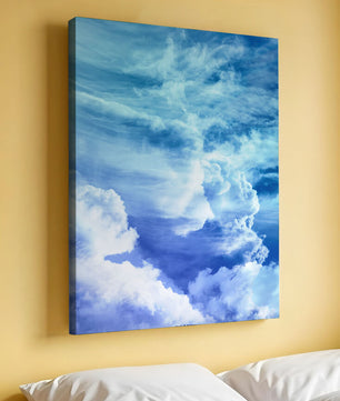 Cielo Azul Hermoso Con Majestuosas Nubes
