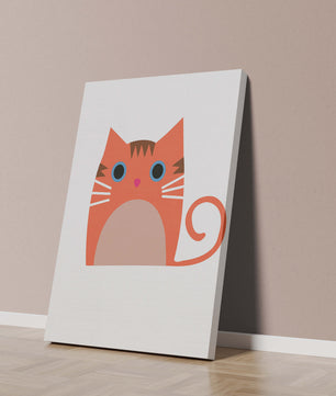 Cute Cat Illustration with Bright Colors and Whimsical Design - Mi tienda