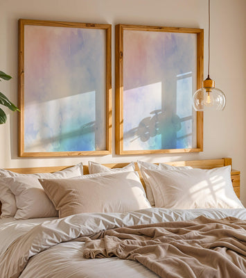 Gentle watercolor pastel gradient with soft texture and flow