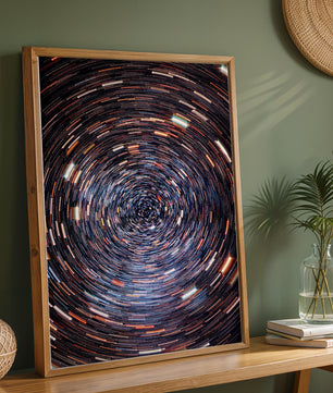 Colorful Abstract Circular Light Motion - Mi tienda