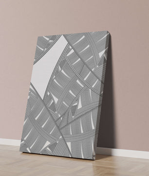 Detailed Abstract Geometric Pattern with Interwoven Stripes - Mi tienda