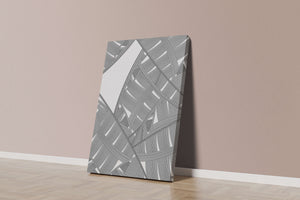 Detailed Abstract Geometric Pattern with Interwoven Stripes - Mi tienda