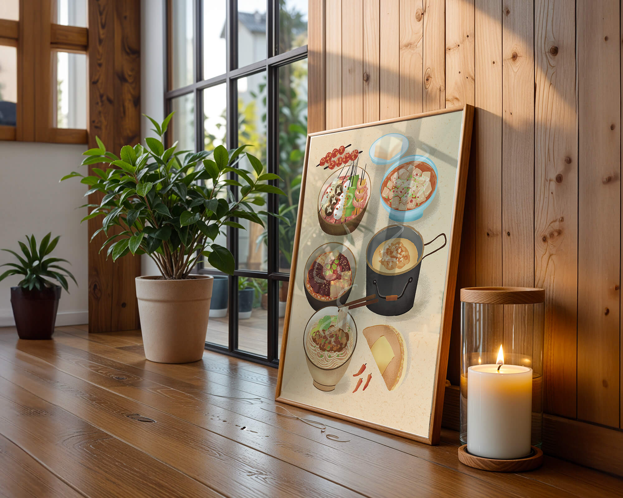 Delicious Array of Asian Cuisine with Various Dishes