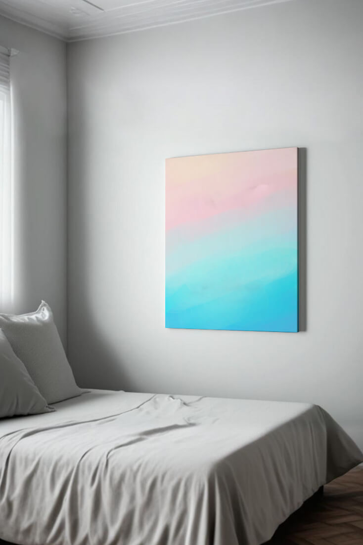 Pastel Gradient Background with Pink and Blue Hues