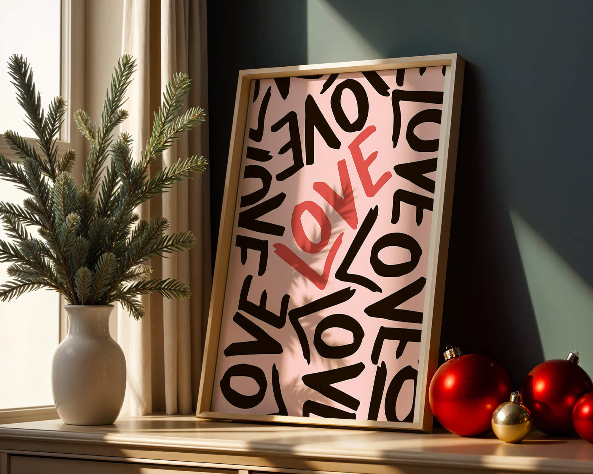 Dynamic Typography Art with Love Theme - Mi tienda