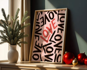 Dynamic Typography Art with Love Theme - Mi tienda