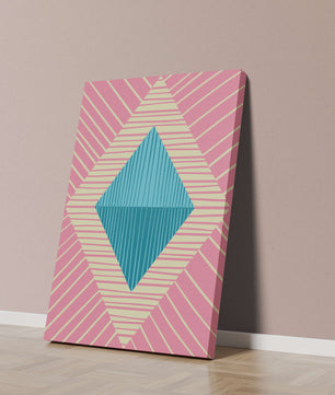 Composition géométrique abstraite avec des couleurs pastel
