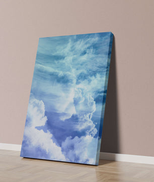Cielo Azul Hermoso Con Majestuosas Nubes
