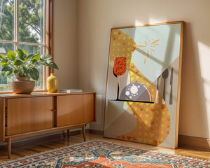 Elegant Dining Setting with Red Wine Glass and Gold Accents - Mi tienda