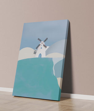 Windmill On A Sunny Hilltop