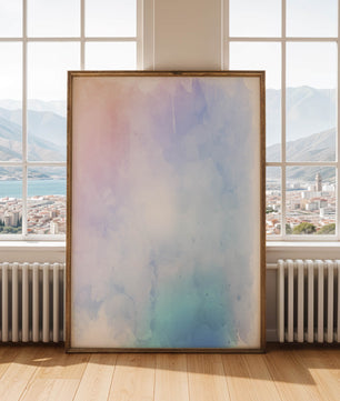 Degradado suave de acuarela pastel con textura y flujo delicados