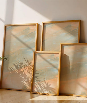 Tonos pastel abstractos con patrones de pinceladas