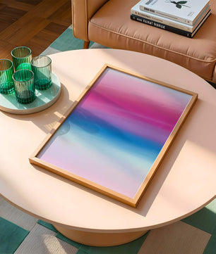 Vibrant Gradient with Pink and Blue Hues