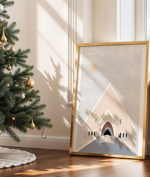 Minimalist Church Architecture with Soft Sunrise - Mi tienda