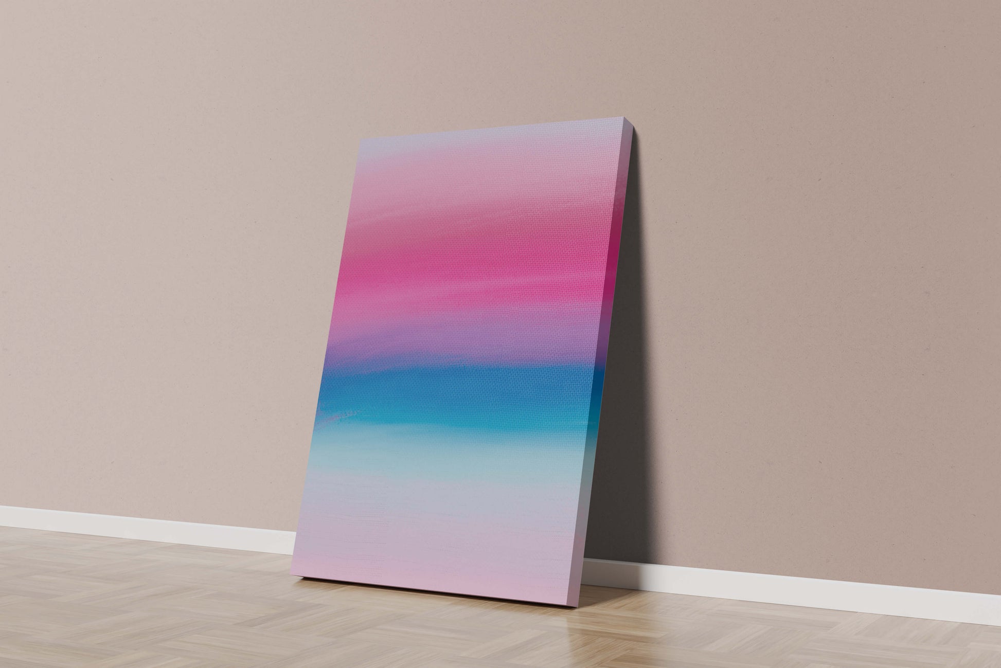 Degradado vibrante con tonos rosados y azules