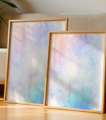 Gentle watercolor pastel gradient with soft texture and flow