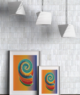 Bunte Spirale abstrakte Kunst mit lebendigem Farbverlauf Hintergrund