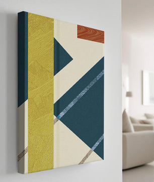 Zeitgenössische abstrakte geometrische Kunst mit lebendigen Farben