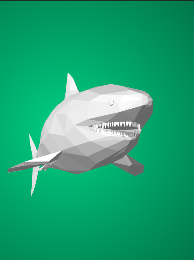 Figura de tiburón de papel poligonal 3D para ensamblar 30 x 27 x 93 – kit de manualidades de papercraft decorativo, escultura geométrica moderna para mesa o estantería