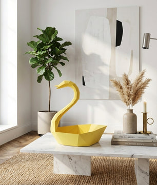 Ciervo pequeño 3D, figura de papel poligonal para ensamblar 42x32x11 – Manualidad DIY, ciervo de cartón escultórico para decoración de pared moderna