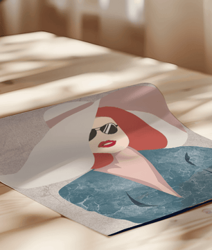 Elegant fashion woman wall art – modern minimalist portrait, stylish poster or canvas - Mi tienda