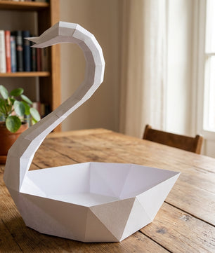 Ciervo pequeño 3D, figura de papel poligonal para ensamblar 42x32x11 – Manualidad DIY, ciervo de cartón escultórico para decoración de pared moderna