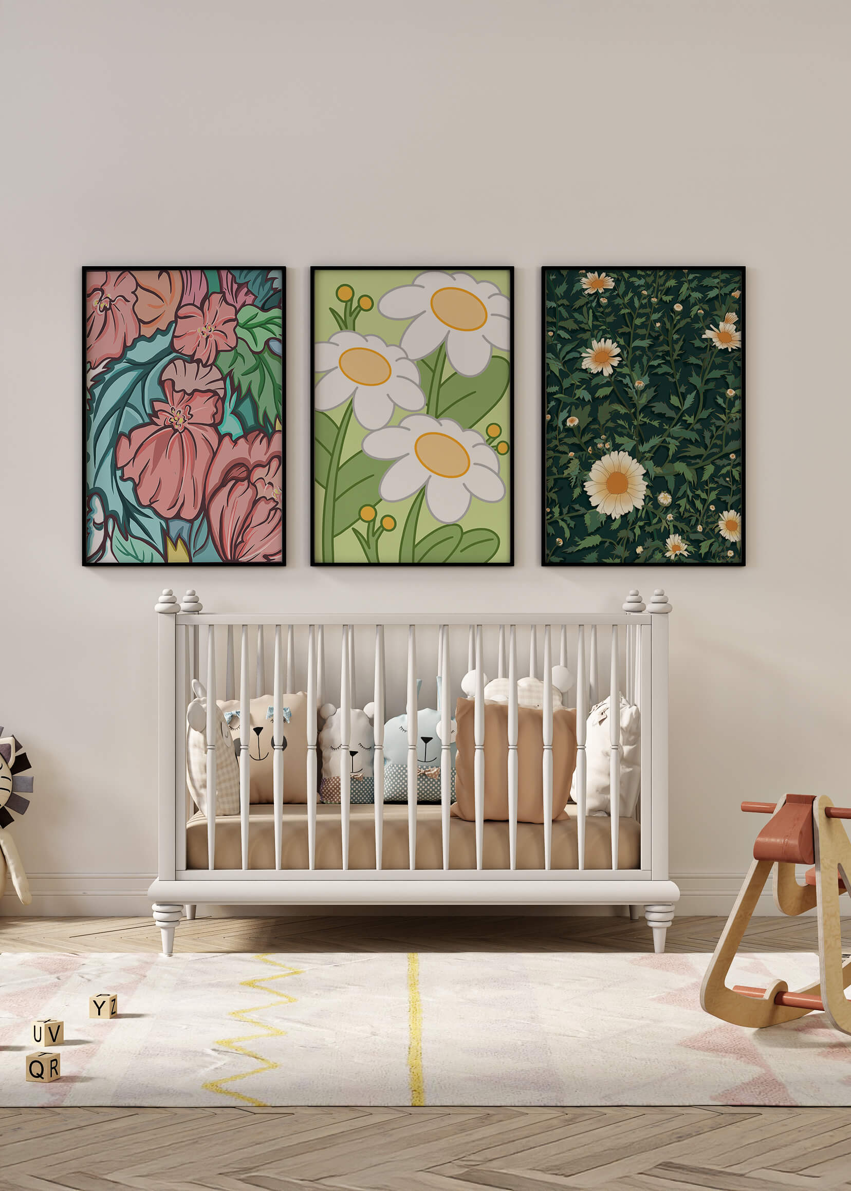 Imágenes de Flores en Estilo Ilustrativo