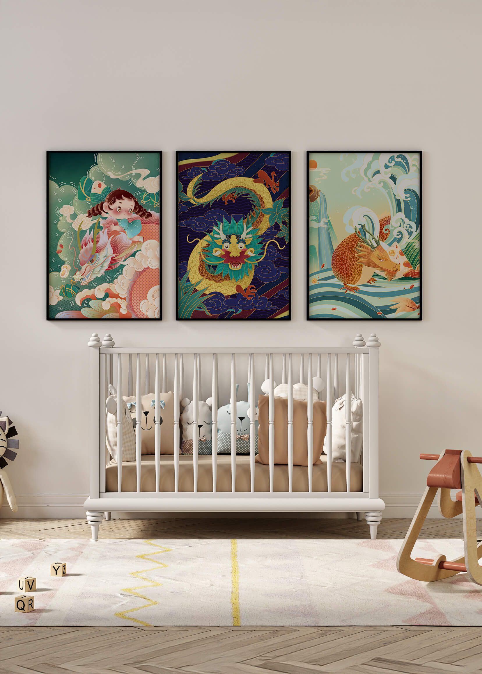 Imágenes Artísticas de Dragones y Fantasía en Marcos
