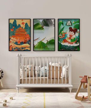 Affiches artistiques à thème festif oriental