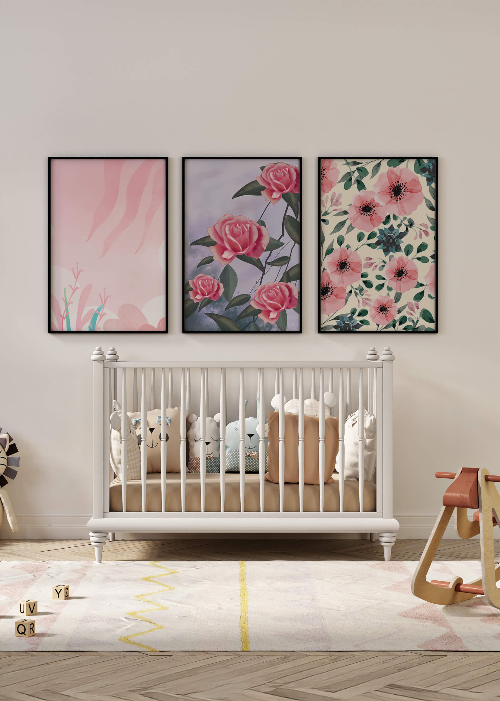Impresiones Florales en Decoración Moderna