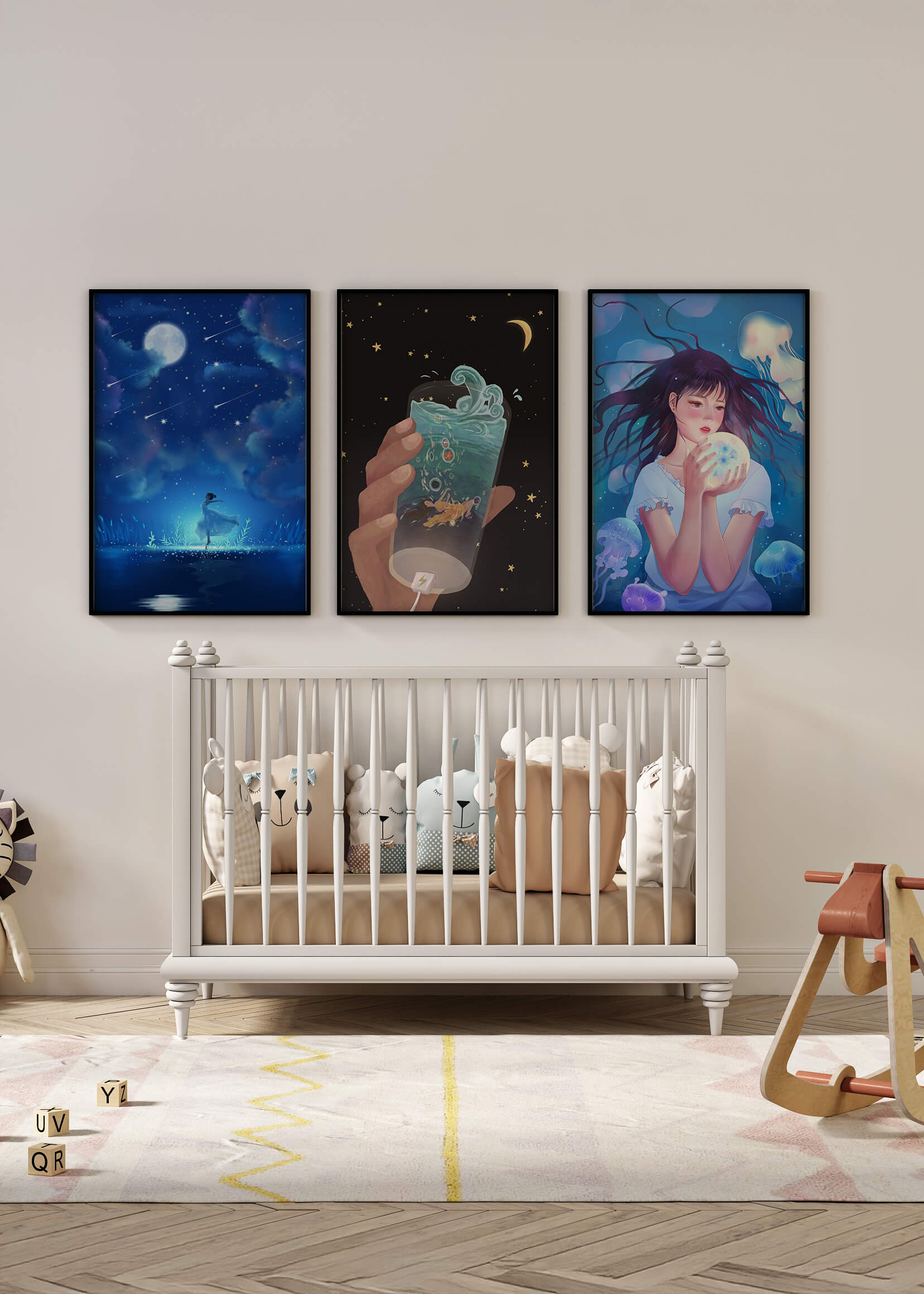 Art moderne en impressions de haute qualité sans cadre