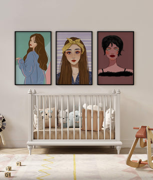 Retratos Modernos de Mujeres con Estilo Artístico