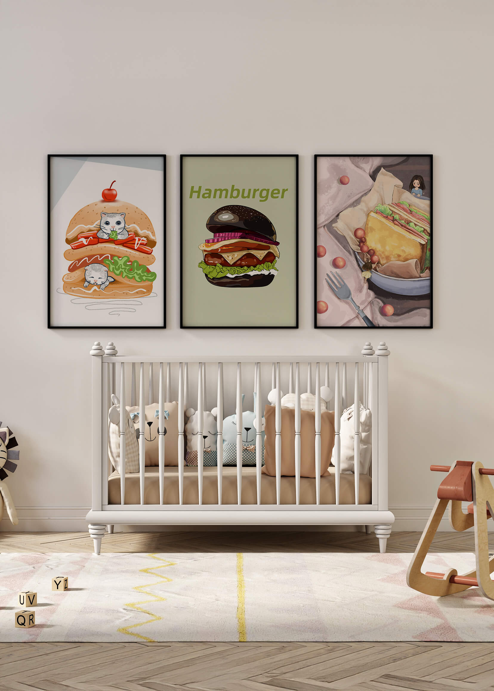 Impresiones Artísticas de Comida con Estilo Creativo