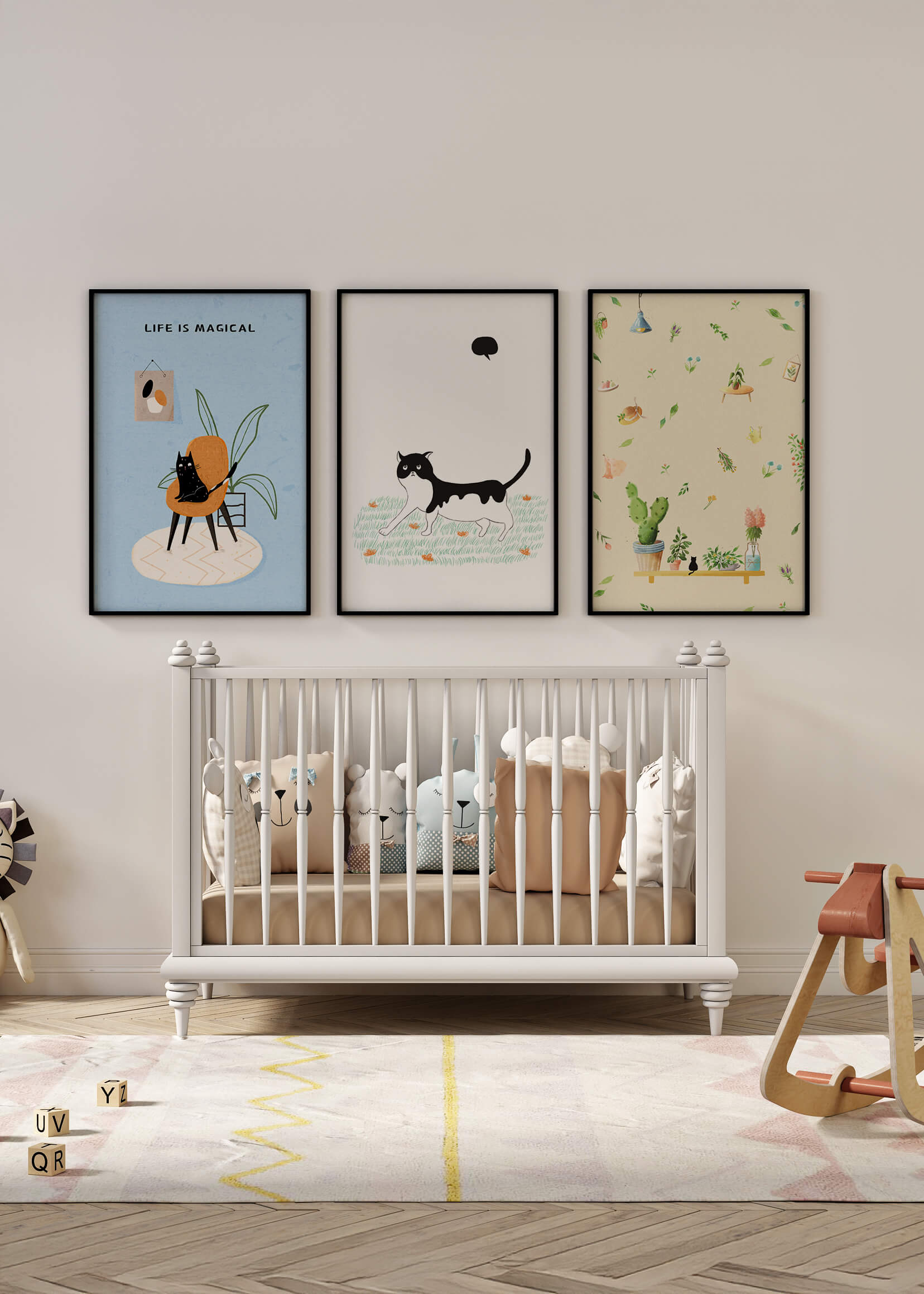 Impresiones Artísticas de Gatos en Diseño Moderno