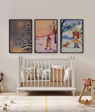Tableaux d'hiver pour la décoration intérieure