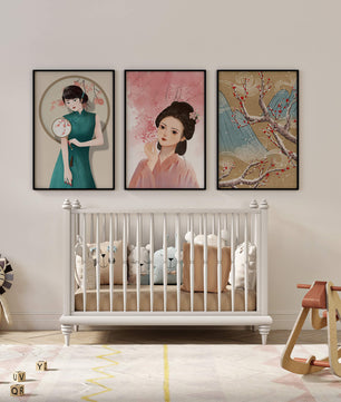 Art asiatique élégant dans un style moderne