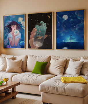 Art moderne en impressions de haute qualité sans cadre