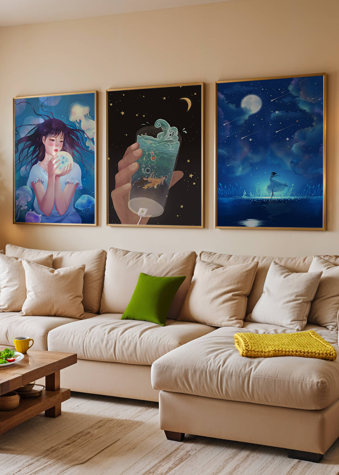 Art moderne en impressions de haute qualité sans cadre