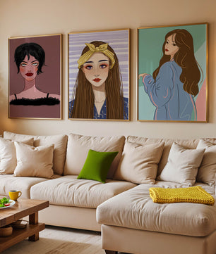 Retratos Modernos de Mujeres con Estilo Artístico