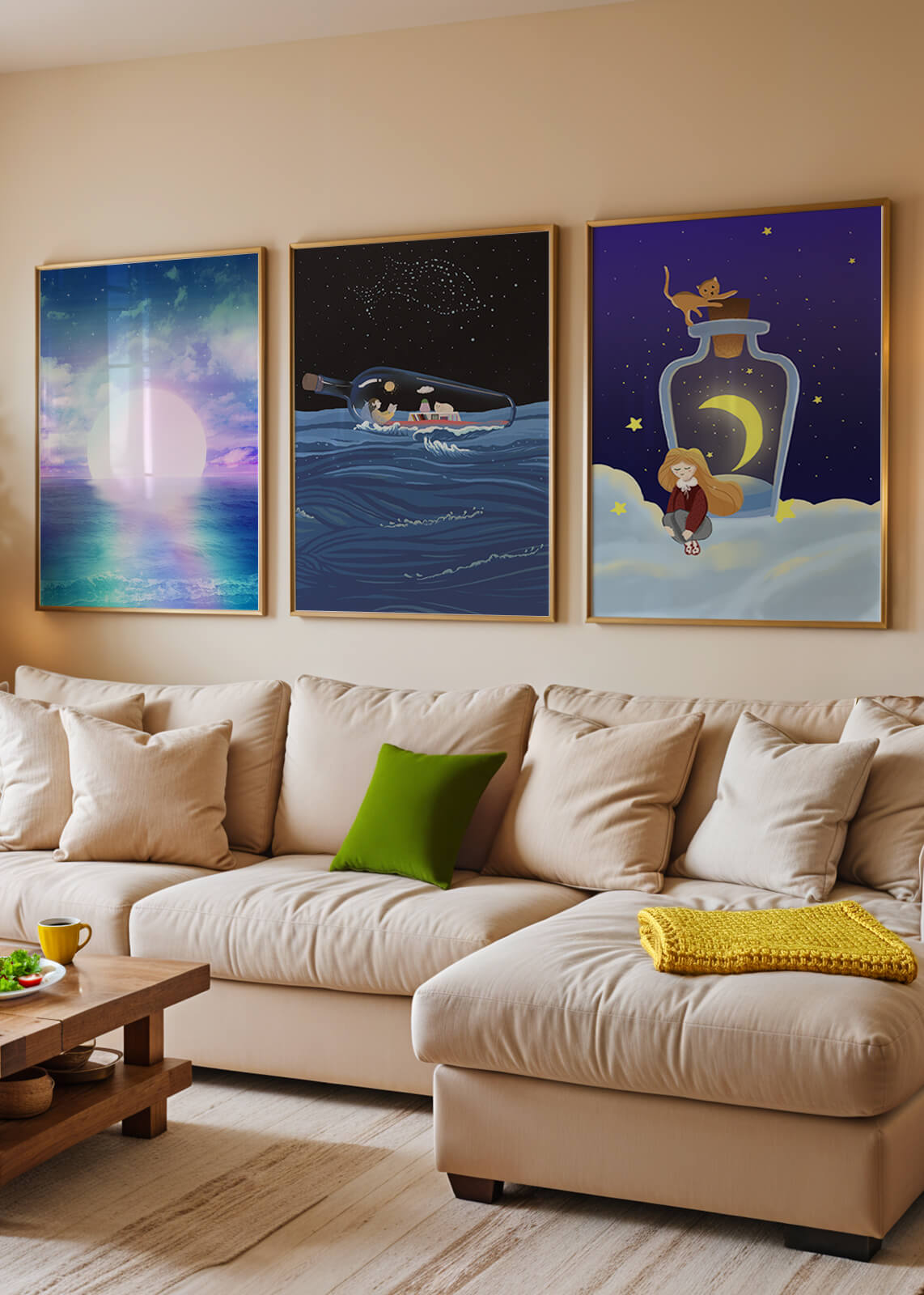 Impresiones Artísticas de Paisajes Oníricos y Fantasía